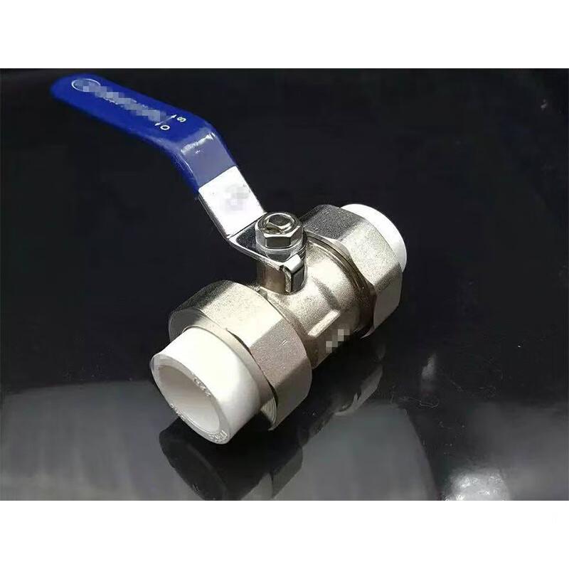 PPR Double Union Hot Melt Ball Valve