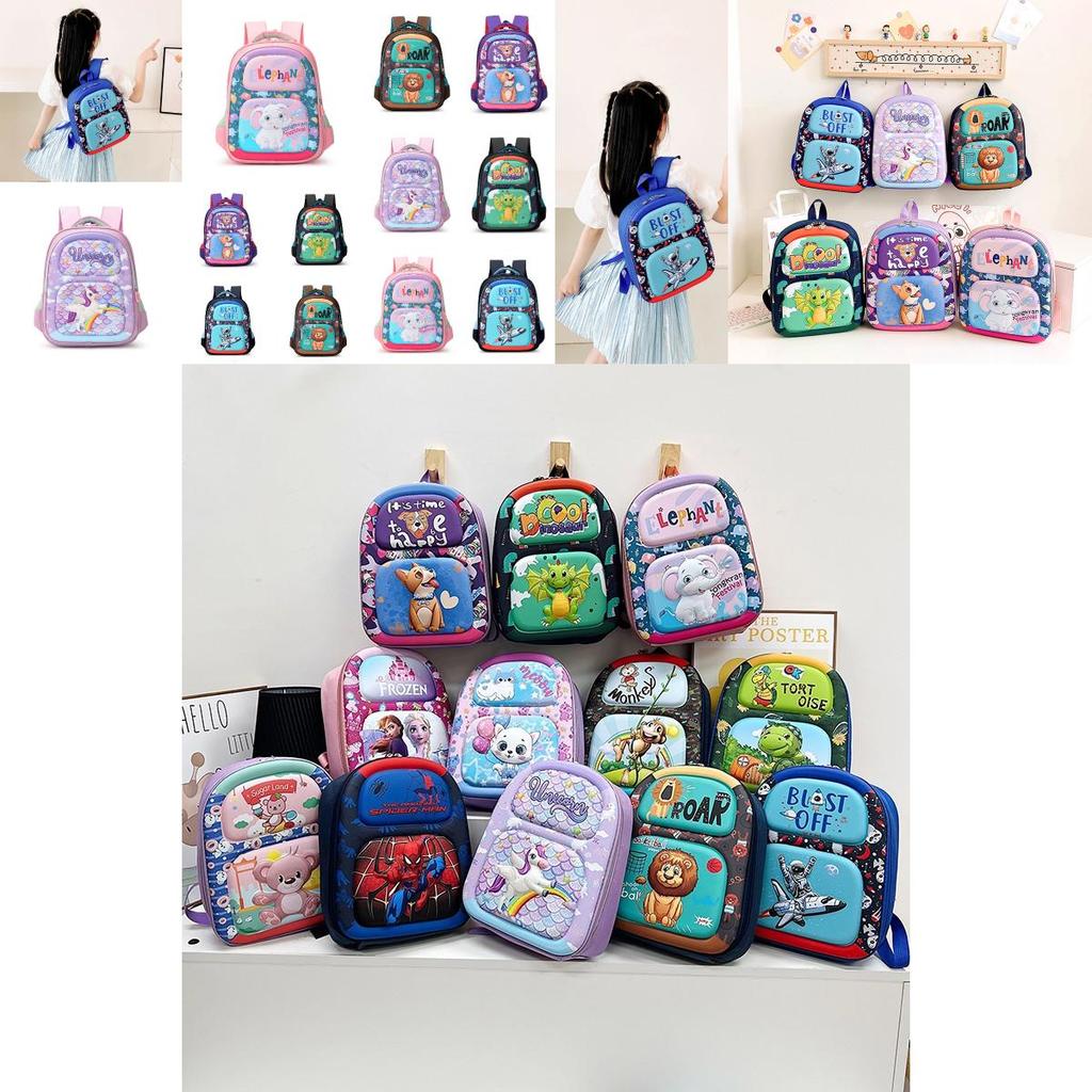 Cute Cartoon Children's Backpack Lightweight And Waterproof Suitable For Boys And Girls Of All Ages Name Cartoon Children's Backpack)