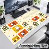 Miffy Personalized Large Mouse Pad Custom Name Text Extended Desk Mat Gaming Mousepad