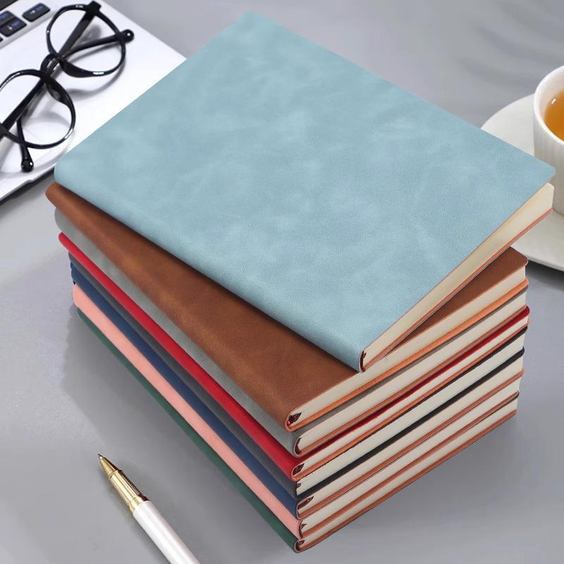 Multi-Size Soft Leather Notebook with Logo Printing - Mini Pocket Memo Pad