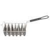 Taco Fryer Basket Holds 6 Shells Rubber Grip Handle Stainless Steel Taco Shell Fryer Rack for