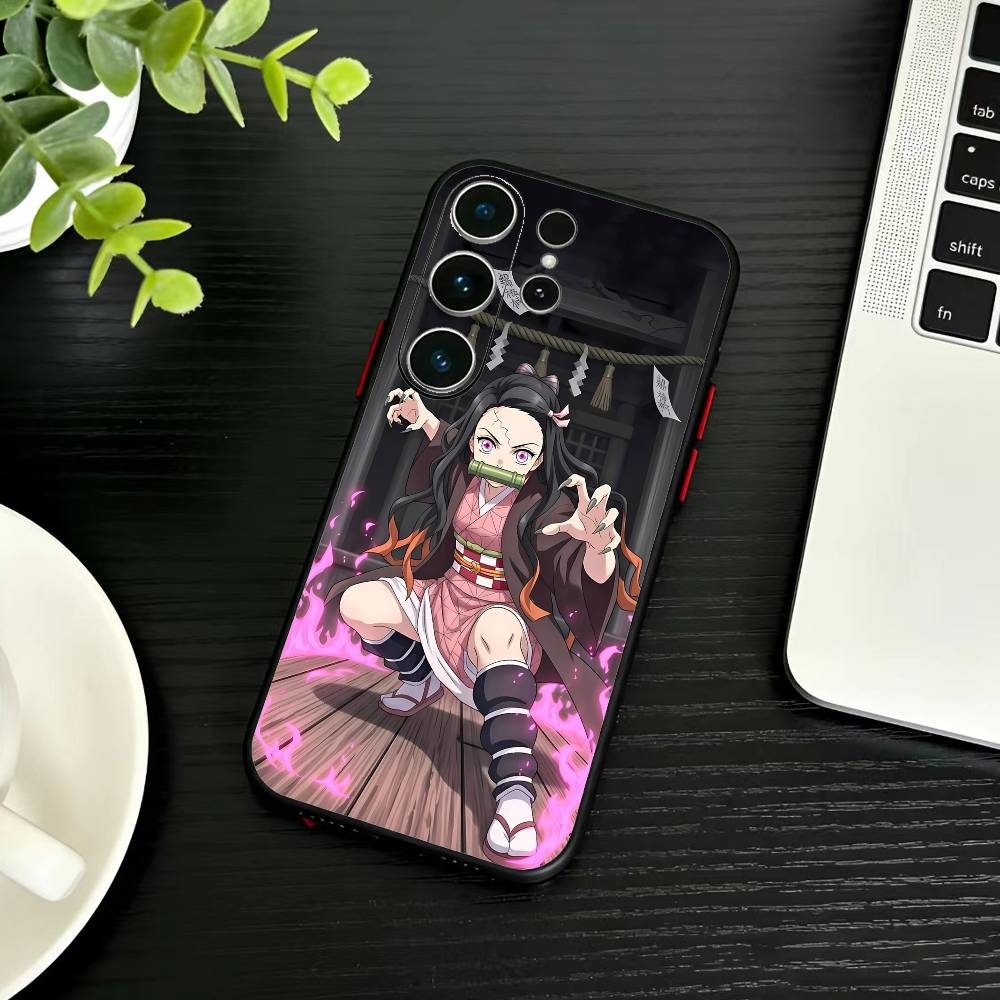 Nezuko P-Kamado Phone Case For Samsung S26,S25,S24,S23,S22,S21,S20,Plus,Fe,Lite,Others Black Cover