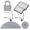 Reserveonderdelen Compatibel met Roborock S9 MaxV Ultra/Saros 10 Accessoires Stofzuiger Vervangingskit Borstel Filter Dweilpads