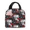 Custom Attack On Titans Portable Lunch Boxes Unisex Leakproof Manga Thermal Cooler Food Insulated Lunch Bag Office Work