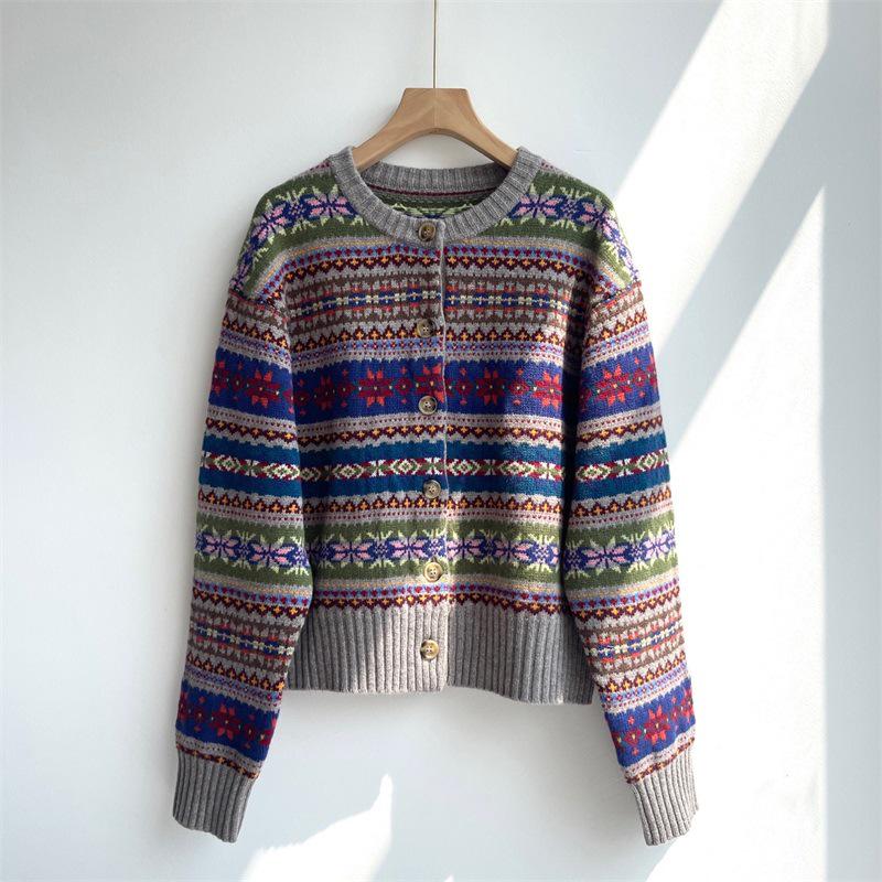 RL ģimenes tīras vilnas Fair Isle