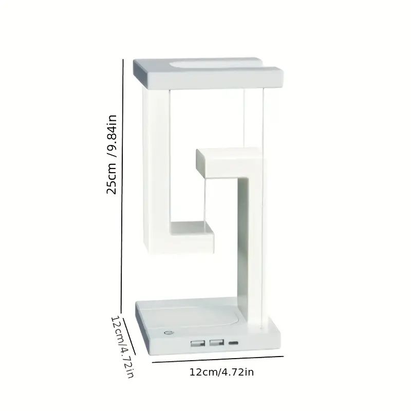 

Suspended Anti Gravity Ambient Light Bedroom Bedside Small Night Lamp Mobile Phone Wireless Charging Desk Lamp Creative Ornament wireless charger