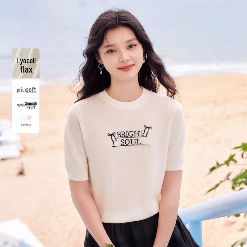

Autumn Water Yi Ren 3D Embroidered Knit Top M