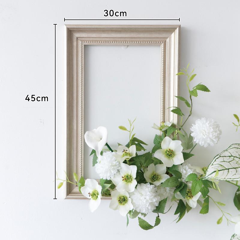 Floral Art Photo Frame Set for Wall and Window Decoration