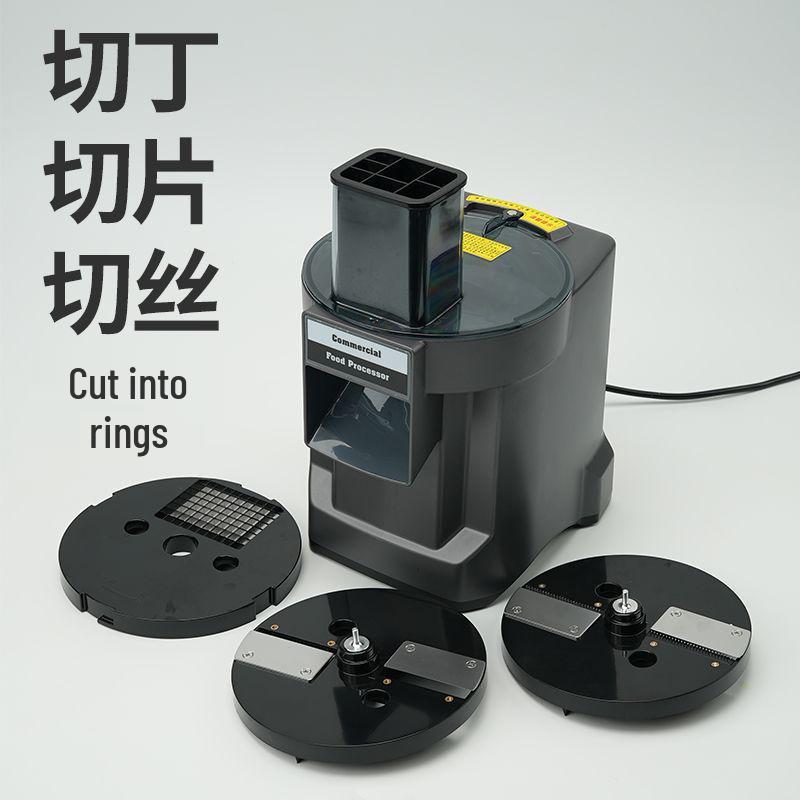 Elektrisk Multifunktionell Grönsaksskärare för Kommersiellt Bruk och Matsalar: Tärnings-, Kubs och Skärmaskin