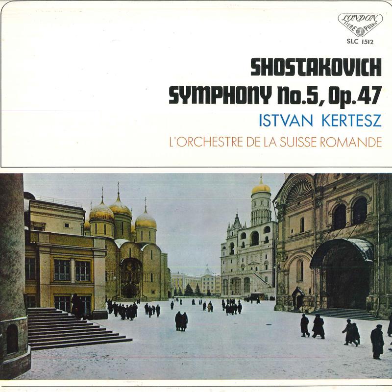 LP Record ISTVAN KERTESZ, L'ORCHESTRE DE LA S - Shostakovich: Symphony No. 5 Op. 47 SLC1512 LONDON 1966 Japan Classical Used
