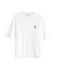 Sekeonmonollogeu Keyhole Round Short Sleeve Summer Knit Ivory Sekt006Ivory