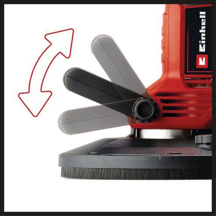 Einhell ponceuse pour plaques de plâtre tc-dws 225 (1 220w) livré avec 6 disques abrasifs de 225 mm
