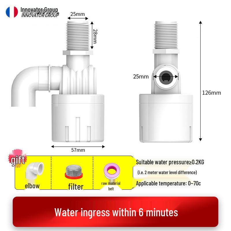 Automatic Float Valve for Tank Water Level Control
