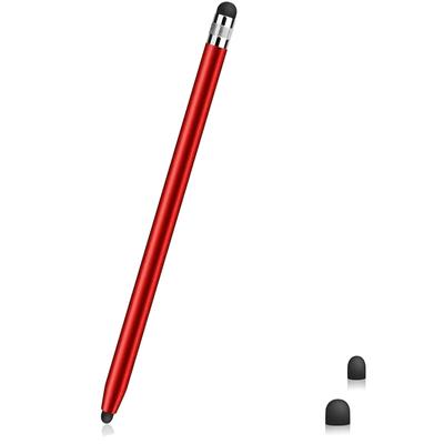 Kvaliteetne universaalne pliiats topelt silikoonpeaga, mahtuvuslik ekraan Stylus Caneta mahtuvuslik pliiats tahvelarvuti nutitelefonile