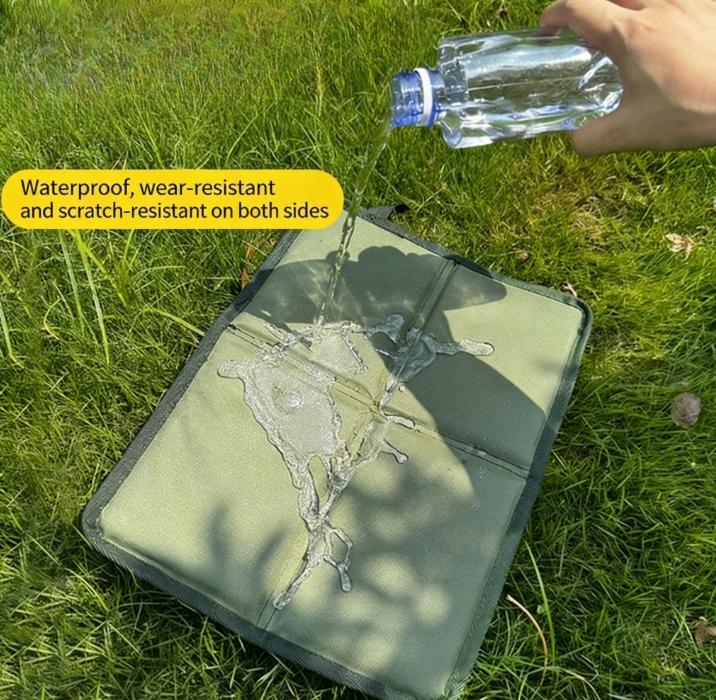 Oxford Cloth Folding Camping Seat Pad Waterproof Thickened Portable for Hiking Trekking Outdoor Seat Pad