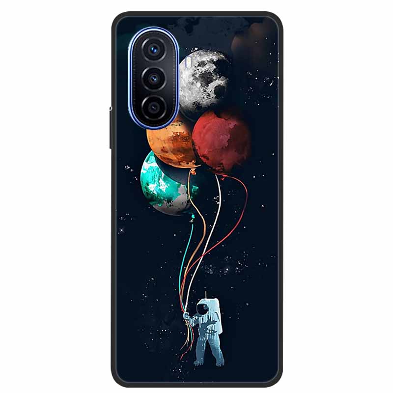 For Huawei Nova Y70 Plus Case Wolf Black Silicone Soft Phone Case For Huawei Nova Y70 Back Cover Case NovaY70 Y 70 Funda Coque