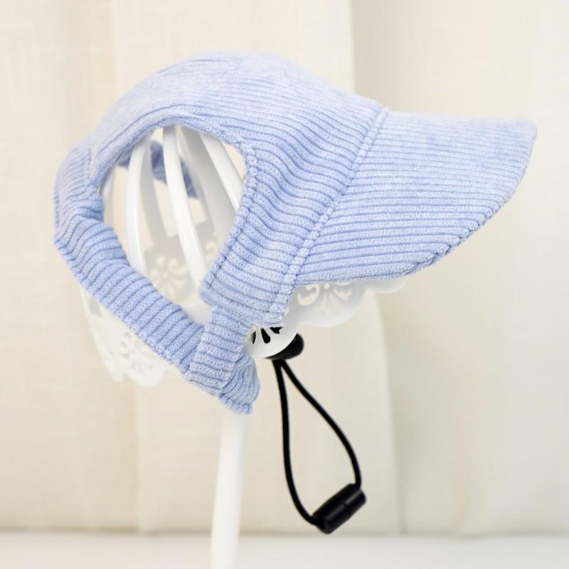 Pet Sun Hat Dogs - Corduroy Baseball Cap In Multiple Colors Adjustable Fit Small To Large Breeds