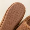 Lamb Wool Cotton Slippers Winter Retro Home Indoor Thick Bottom Non-slip Warm Piled Thickened Fluffy Slippers