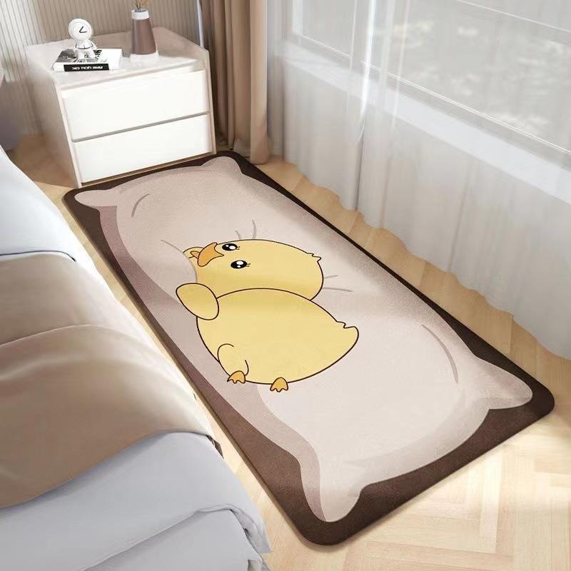 Carpet Rectangular Large-sized Cartoon Animal Pattern Bedroom Bedside Carpet Plush