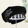 Lolita Girls Heart Buckle Beanie JK Hat Sweet Cool Hair Accessories Fashion Beret Breathable Preppy Style Lolita Hat