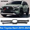 For Toyota Rav4 Rav 4 Adventure - 2024 2025 Carbon Fiber Front Center Grille Racing Grill Trim Accessories Car Styling