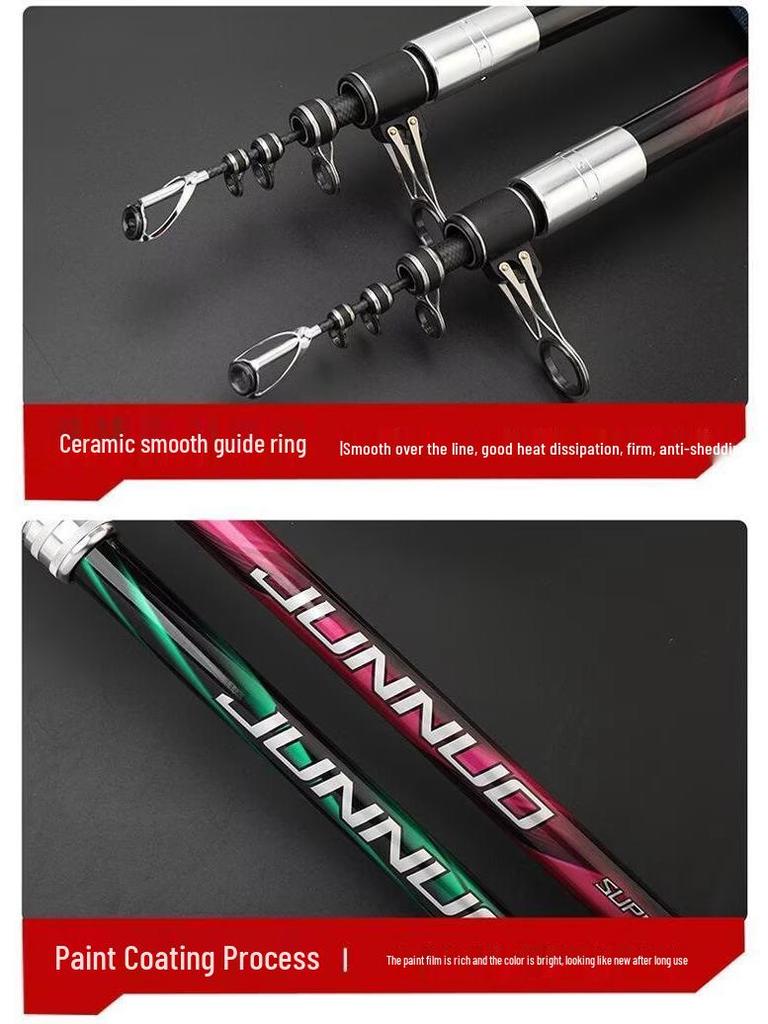 Daiwa Carbon Super Hard Long Cast Sea Fishing Rod Set with Movable Reel Seat