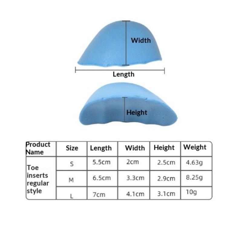 Anti Slip Pu Forefoot Insert Pads Adjustable Shoe Size Toe Pad Toe Front Cushion Pain Relief Protector Women High Heel Gifts