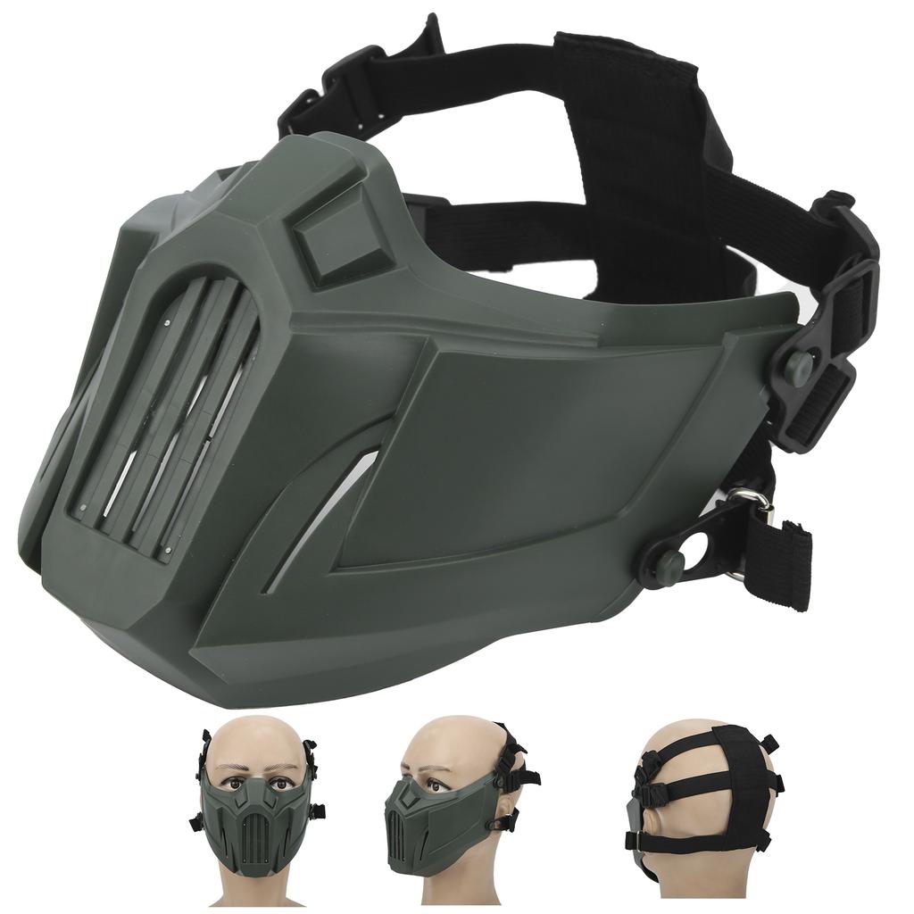 Tactic Half Face Guard Breathable Comfortable Military Protection Equipment for Outdoor CS Game