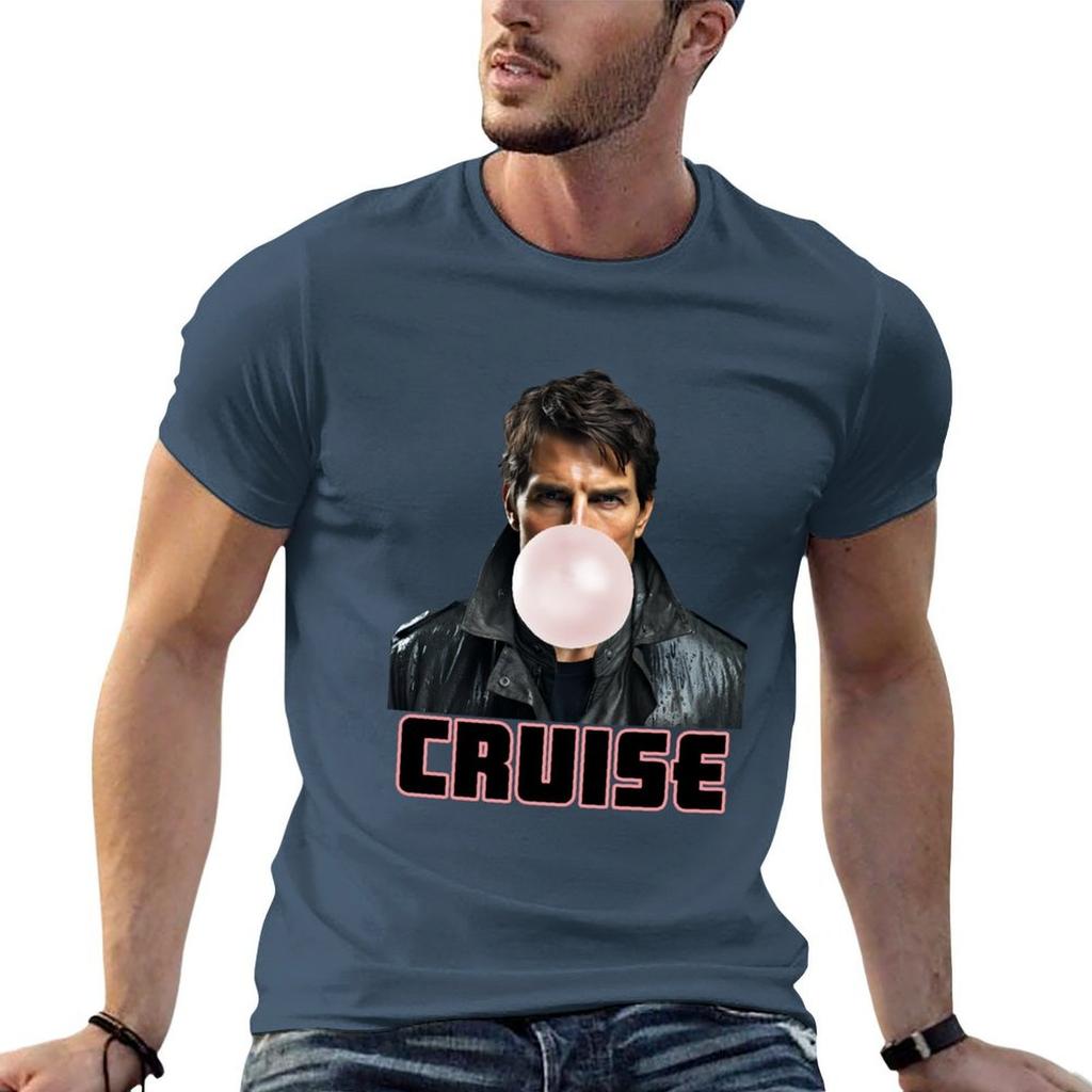 Tom Cruise Bubblegum Tshirt Oversizeds Vintage Funny T Shirts Unisex
