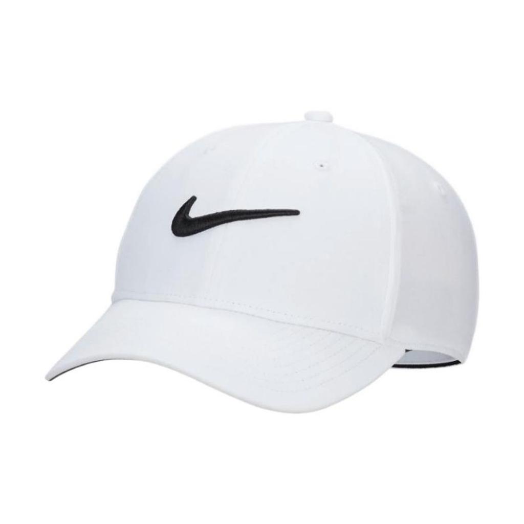 Nike 3D Logo Embroidered Polyester Baseball Cap Unisex caps White FB5625-100