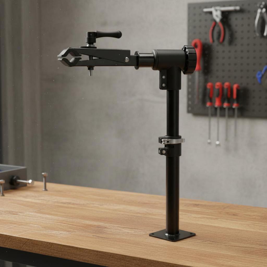 Wall Mounted Bike Repair Stand Easy Installation Mount Clamp
