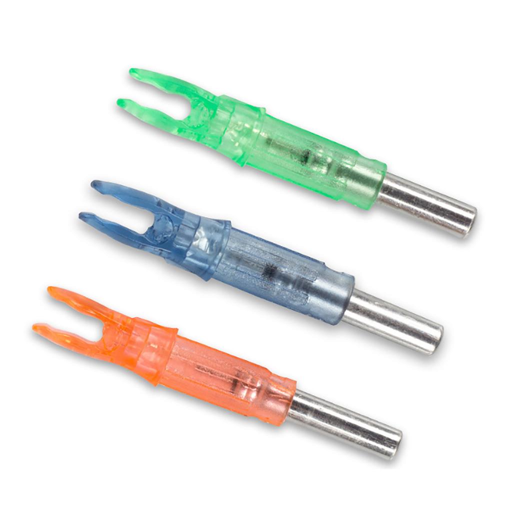 3Pcs/set LED Arrow Nocks Archerys Lighted Nocks Luminous Archerys Nocks Plastic Bow String Light Up Arrow Bow LED Nocks