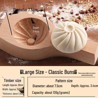Wooden Steamed Bun & Pastry Mold