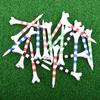 20er-Pack gestreifte 4-Zacken-Kunststoff-Golf-Tees