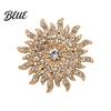 Oxidation Resistant Brooch Pin 3D Sunflower Shape Lapel Pin