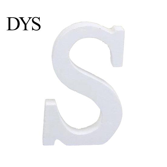 White Wooden Letter Capital Bridal Party Home Shop Name Decor Wedding Favour