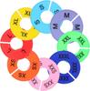 Colorful Clothing Size Divider Rings – Hot Selling Apparel Organizers