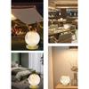 Creative Acrylic Spherical Table Lamp Bedroom Bedside Dimmable Night Desk Rechargeable for Bedroom Bar Restaurant Coffee Shop
