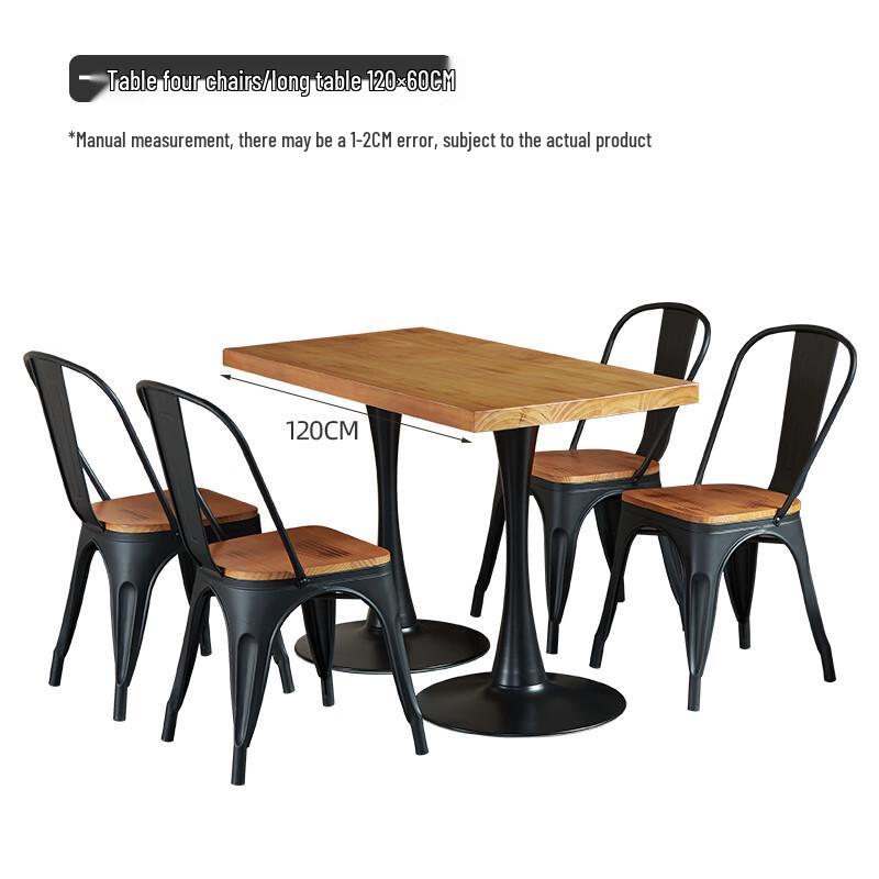 WEZHO Dining Table and 4 Chairs Set