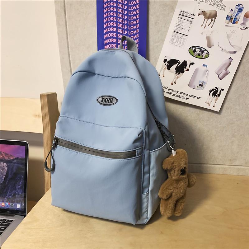 School bag School bag Female college student Versatile Harajuku simple backpack Girls commuting shopping small backpack