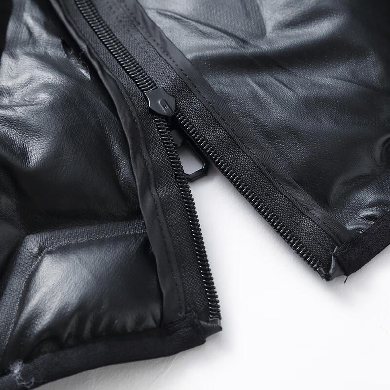 Heren Grote Maat Gewatteerd Vest met Capuchon, Halflang