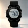 Unisex Digital Watch SKMEI Large Dial LED Backlight School 50M Waterproof 1206