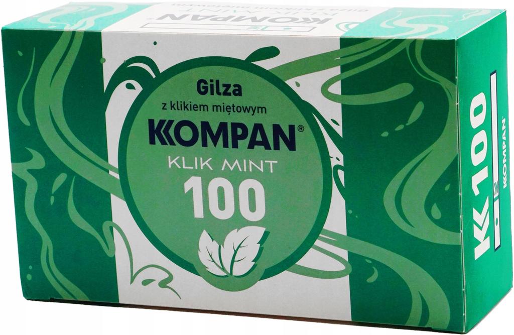 Gilzy Papierosowe Kompan Klik Mint 100Szt X  6