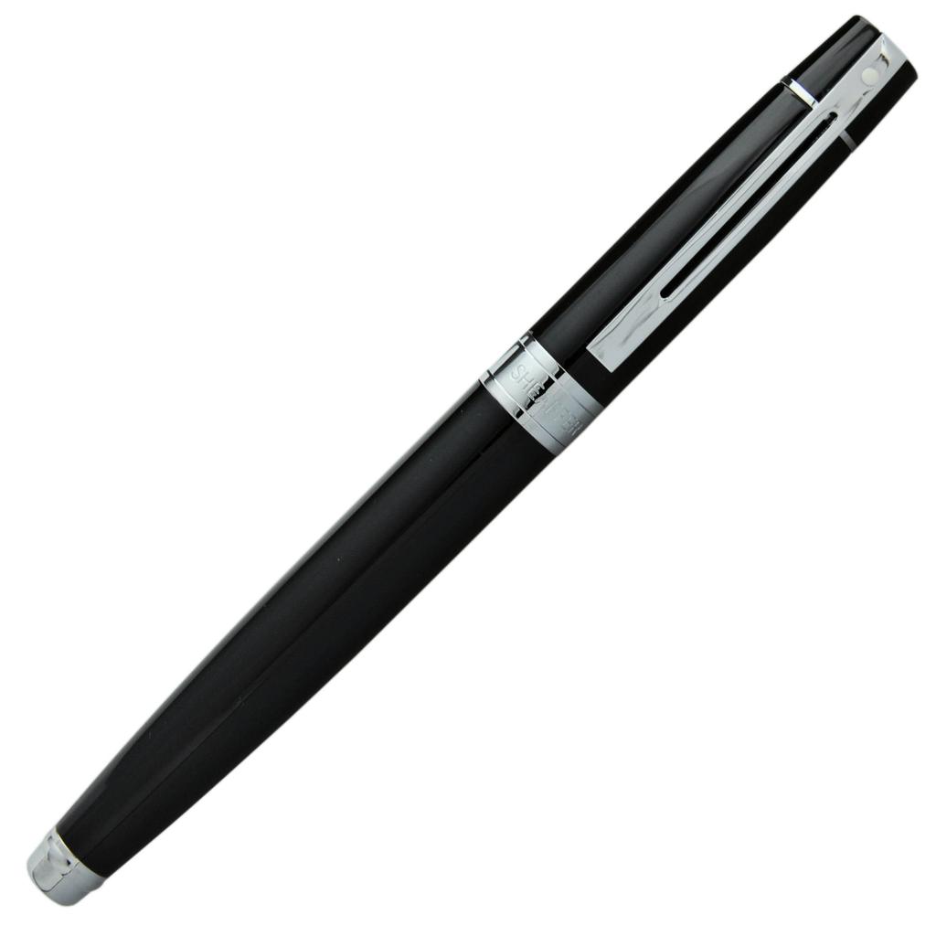 Sheaffer 300 Fountain Medium Solid Officially Imported Pen, Nib, Black, SGC9312PN-M,