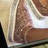 Spring Fashion Rhinestone Sequin Women's Plus Size Lace-up Flat Shoes