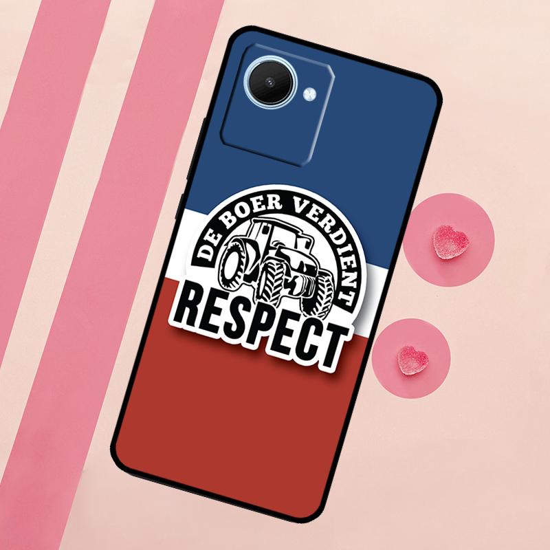 No Farmers No Food Trots Op De Boer Case For Realme 11 Pro Plus 10 9 GT Neo 5 3 3T C11 C15 C25s C21Y C30 C31 C33 C35 C53 C55