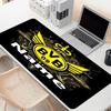Custom Name Personalized Borussia Dortmund Pattern Mousepad, Laptop PC Desk Mat, Decorative Desk Mat for Home Keyboard Pad Gift