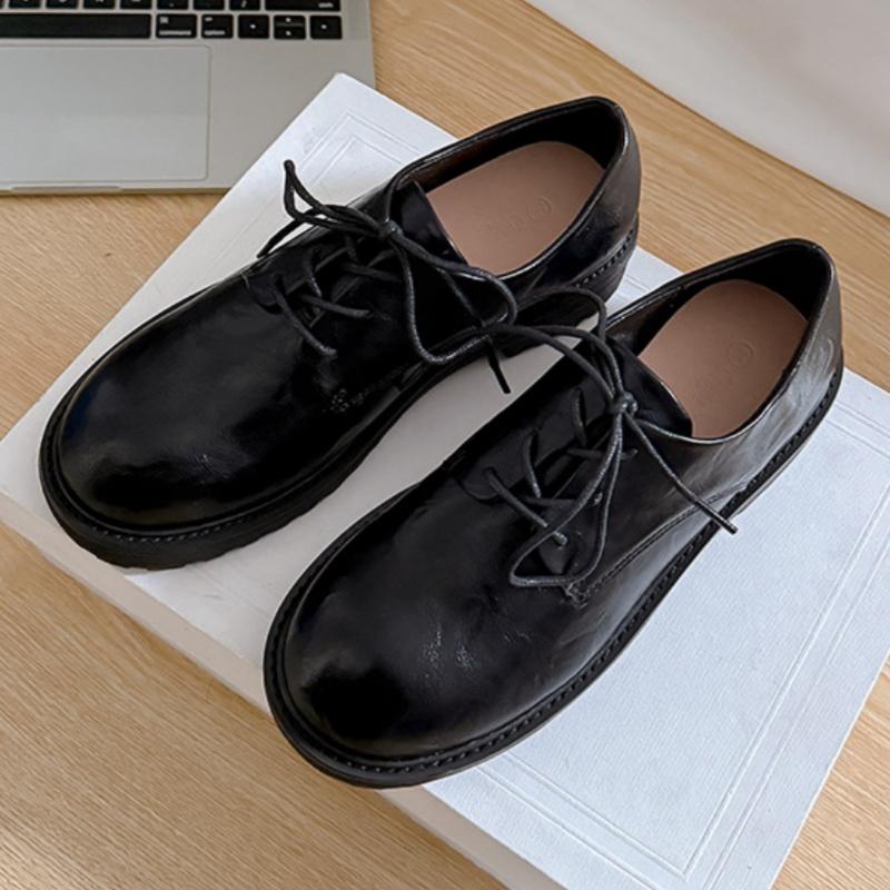Fashion 2025 New Spring Autumn British Style Leather Women Loafers Mary Jane Retro Buckle Loafers Casual Elegant Soft Ladies Shoes
