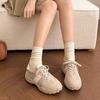 Leather Thick-soled Non-slip Versatile Women's Shoes, New Spring Shoes, Children's Soft-soled Forrest Gump Women's Shoes