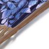 Stylish Business Fan Set with Fan Case and Handkerchief Bloom Leaf Design [Osaka Choseido] Women's -